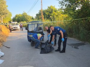 Elektrikli moped üzerinde şüpheli ölüm