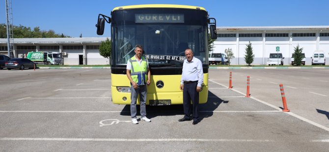 Bursa'dan Adıyaman'a otobüs desteği
