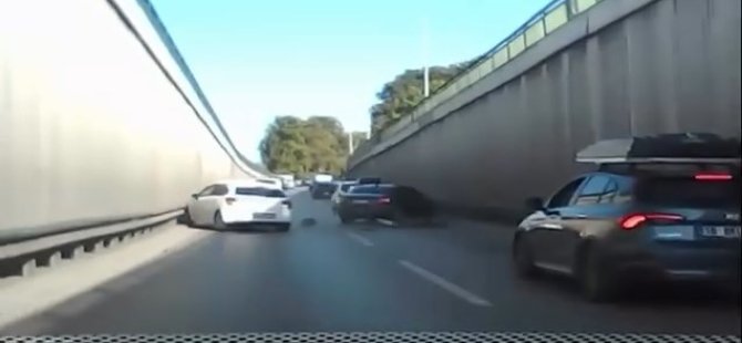 Alkollü sürücü trafiği böyle birbirine kattı