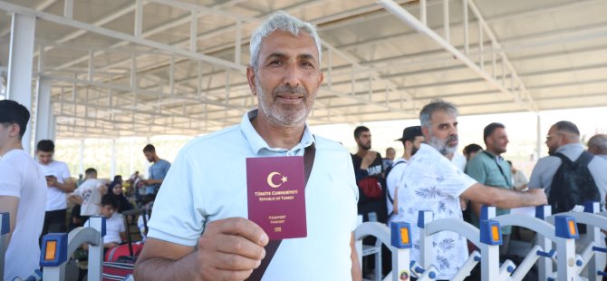 Pasaportla Suriye'ye geçiş dönemi başladı