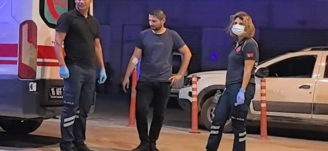 Üzerine asit sıçrayan işçi yaralandı