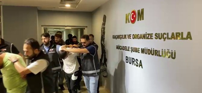 Bursa'da ‘Golani’ çetesine operasyon