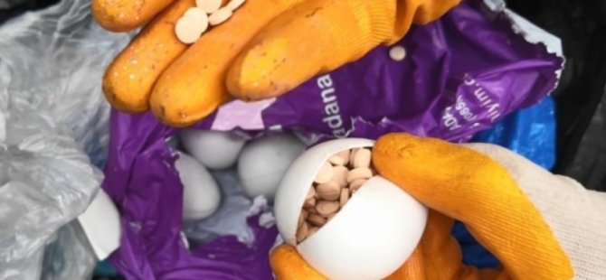 Sürpriz yumurtadan uyuşturucu çıktı!
