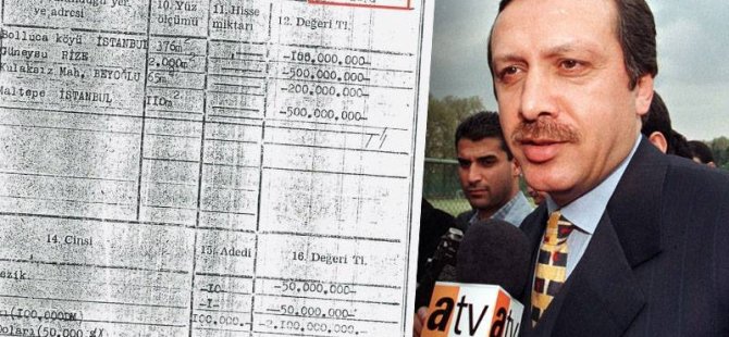 Erdoğan'ın ilk ve tek doğru mal varlığı belgesi" diyerek paylaşıldı, gündem oldu