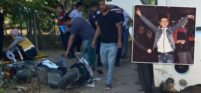 Bursa'da feci kaza! Motosikletli genç yaşamını yitirdi
