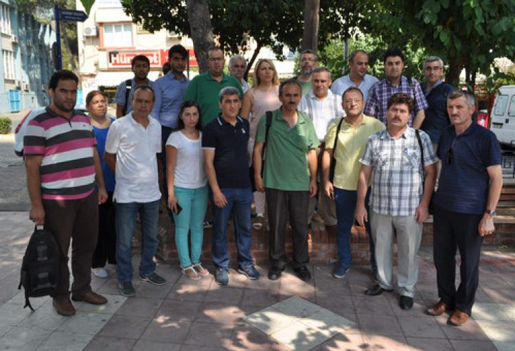 Balkondan düşen bayanın haberini yapan gazeteciye darp