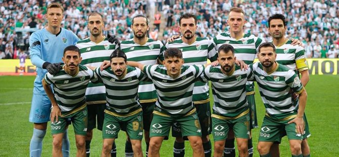 Bursaspor zirvede tek başına