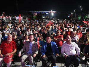 Milli heyecan Osmangazi Meydanı’nda yaşandı