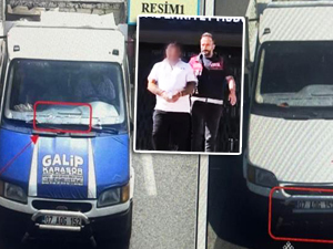 Bursa'da inşaat hırsızını kamyonetteki detay ele verdi