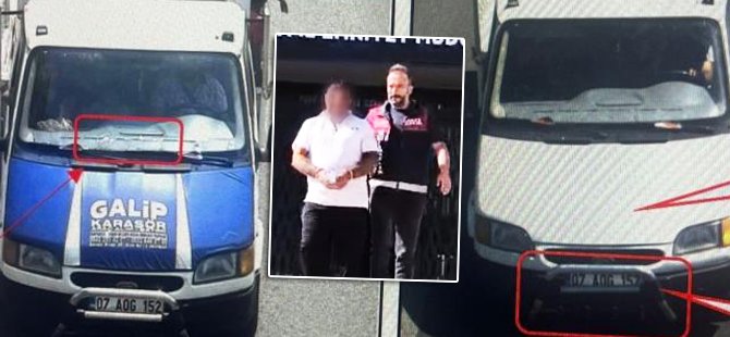 Bursa'da inşaat hırsızını kamyonetteki detay ele verdi