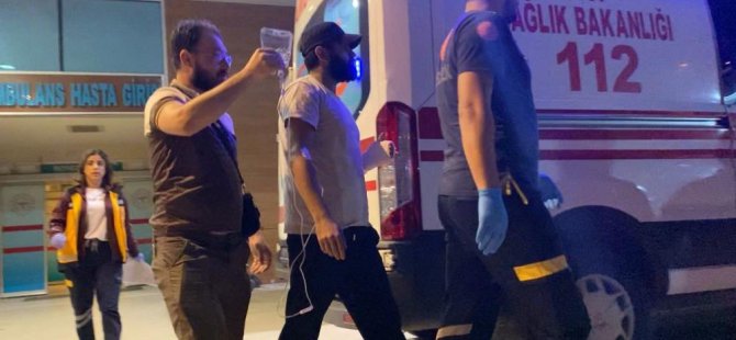 Bursa'da makineyi keserken kanlar içinde kaldı