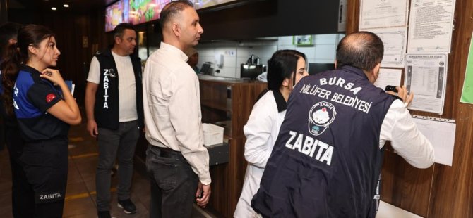 Bursa'da okul kantinleri ve kırtasiyelere kapsamlı denetim