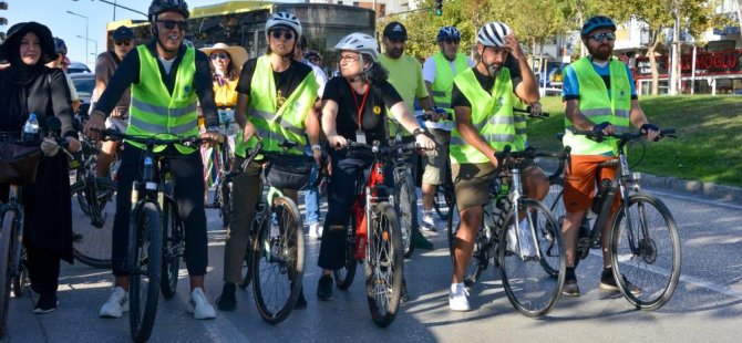 Daha sağlıklı Bursa için pedal çevirdiler