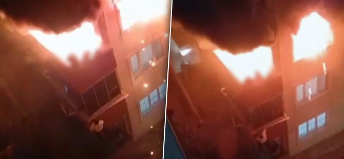 Bursa'daki yangın faciasında dehşete düşüren görüntüler