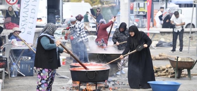 Bursa'da ev yapımı salça seferberliği