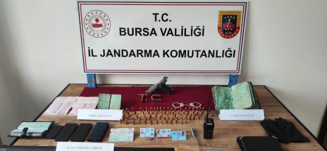 Bursa'da film gibi tarihi eser operasyonu!