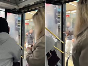 Bursa'da akılalmaz olay! Yolculara küsüp, otobüsten indi
