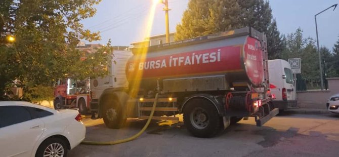 Bursa'da sağlık müdürlüğünde korkutan yangın