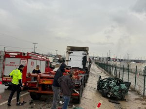 Bursa'da feci kaza! 1 ağır yaralı