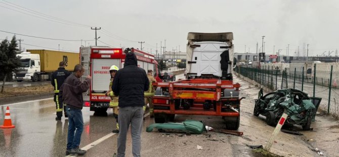 Bursa'da feci kaza! 1 ağır yaralı