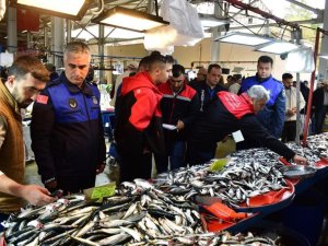 Yenişehir’de balık pazarı’na sıkı denetim