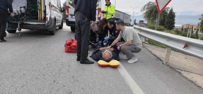 Bursa'da korkutan kaza! Servis minibüsü çarptı
