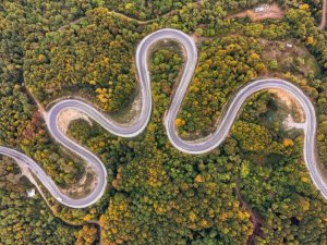 Bursa'da sonbahar cümbüşü başladı! Kıvrımlı yollar...