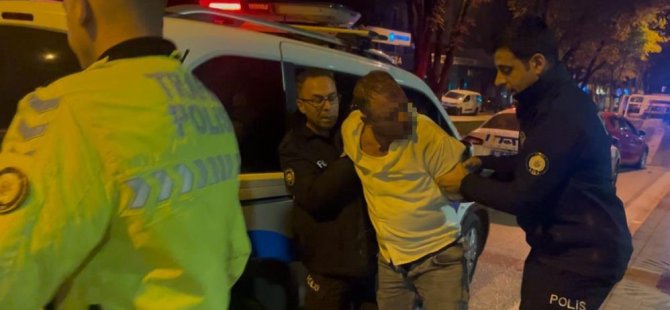 Bursa'da polisin alkollü sürücüyle imtihanı