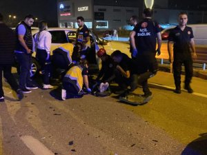 Bursa’da 5 araç birbirine girdi! 3 yaralı
