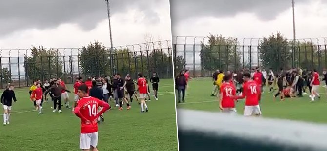 Bursa’da U16 maçında yumruk yumruğa kavga!