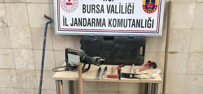 Bursa'da definecilere suçüstü