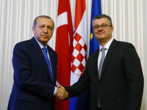 Erdoğan, Hırvatistan başbakanını kabul etti