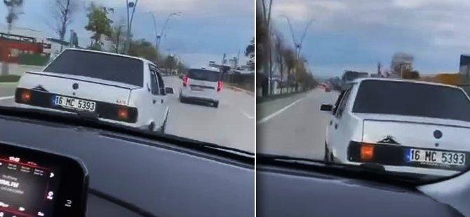 Bursa’da trafik kavgası kamerada