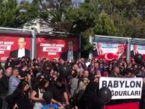 Atış Yapı mağdurları eylemde