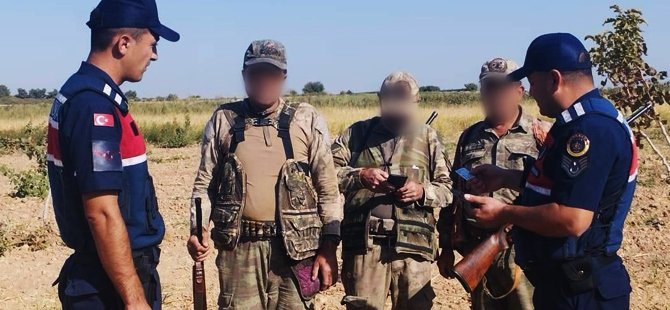 Jandarmadan av yasağına uymayan şahsa işlem