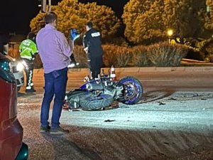 Korkunç kaza! Motosiklet sürücüsü hayatını kaybetti