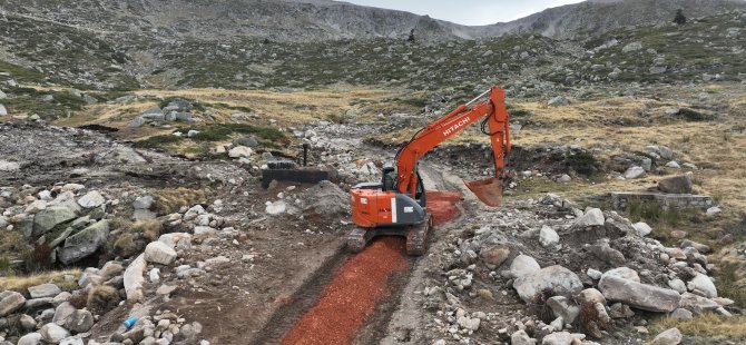 Uludağ’ın içme suyu hattı yenilendi