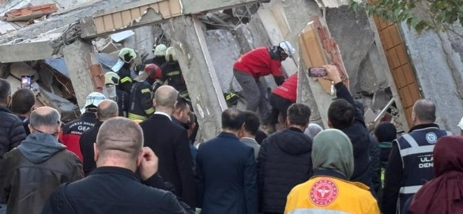 Gebze’de bina çöktü! Enkaz altında 5 kişi var