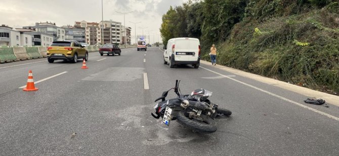 Bursa'da trafik kazası! Önündeki araca çarpıp metrelerce savruldu