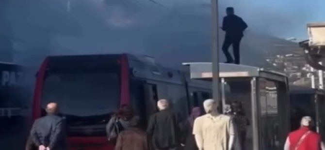 Bursa'da korku dolu anlar! İpekböceği bir anda alev aldı