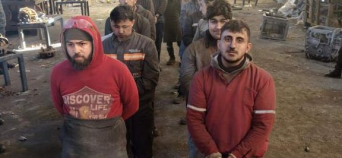 Bursa'da düzensiz göçmen operasyonu