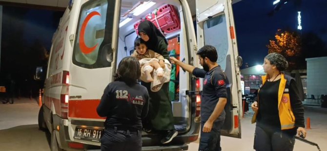 Bursa'da üzerine çaydanlık devrilen çocuk yaralandı