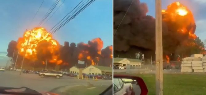 ABD’de kargo uçağı böyle düştü! En az 7 ölü