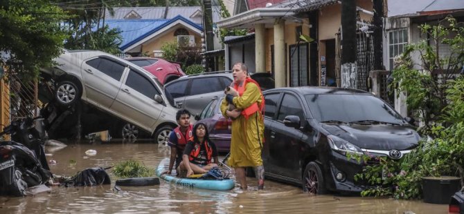 Filipinler'i vuran tayfunda 66 kişi can verdi