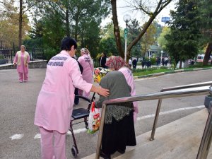 Bursa'da huzurevinde deprem ve yangın tatbikatı
