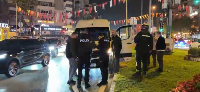 Bursa'da servis aracının çarptığı yaya, hastanelik oldu
