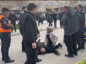 Bursa'da hastane önünde kaza!