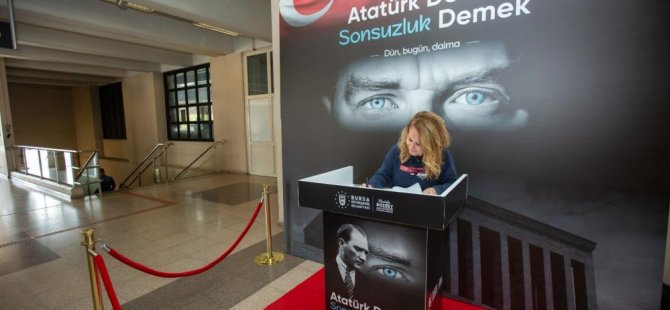Atatürk'e özlem, Bursa'da satırlara dökülüyor