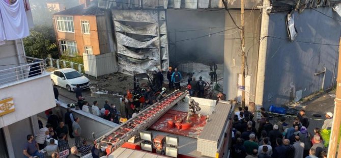 Parfüm deposunda yangın! 6 can kaybı