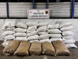 Bursa'da kaçak tütüne büyük darbe!